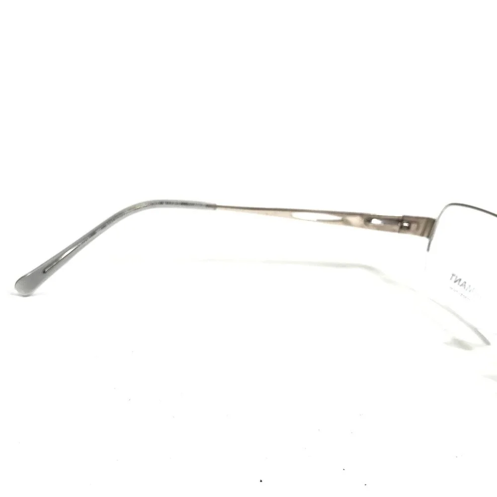 Charmant Eyeglasses Frames CH12161 WP Silver Cat Eye Half Rim 51-17-135